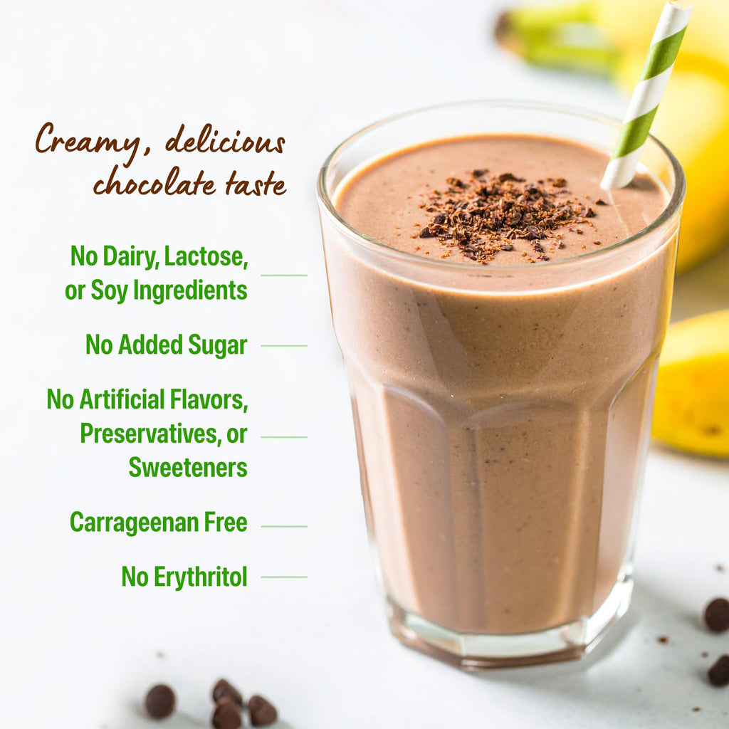 Orgain Organic Vegan Protein Powder, Creamy Chocolate Fudge - 21g Plant Protein, 7g Prebiotic Fiber, Low Net Carb, No Lactose Ingredients, No Added Sugar