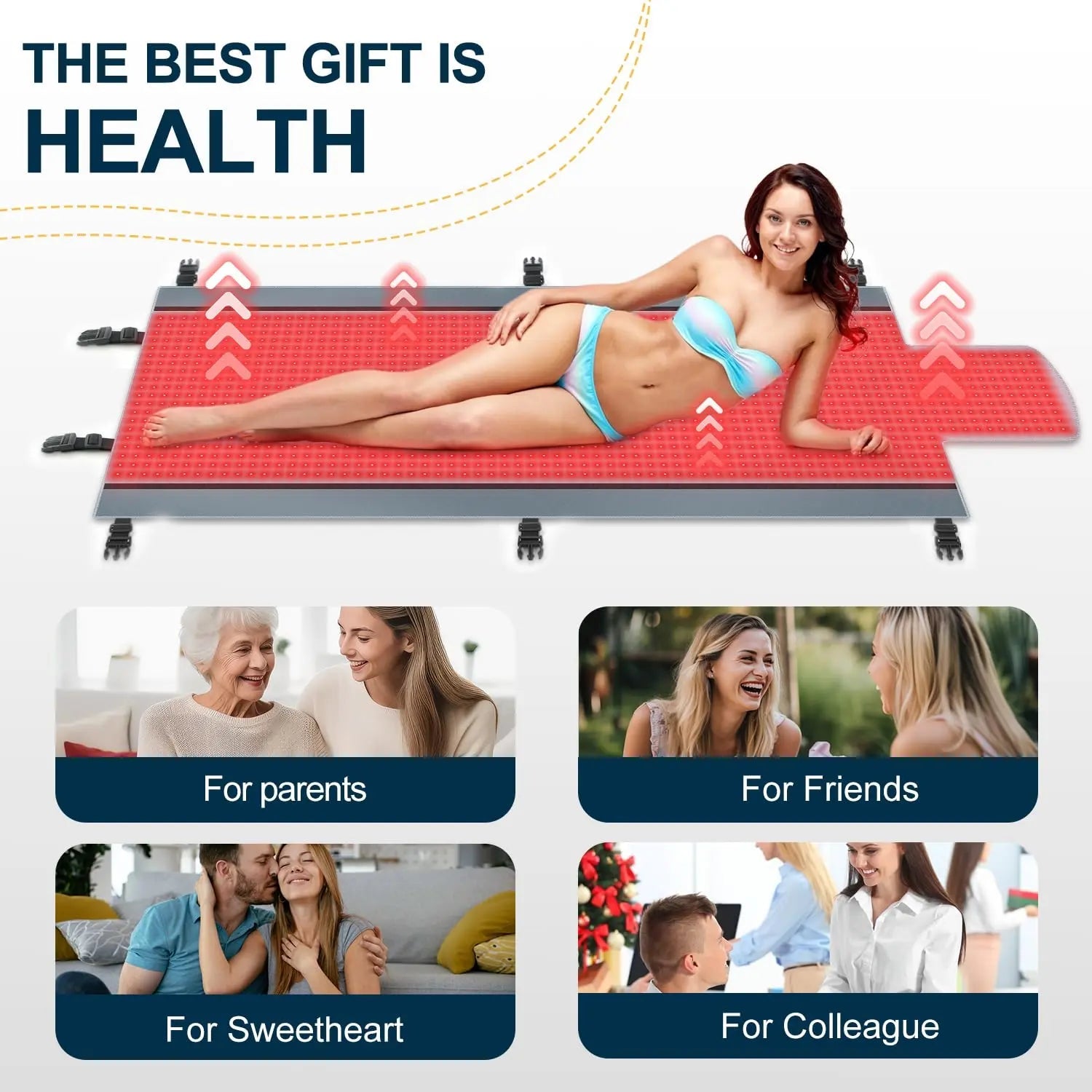 Red Light Therapy for Body - Full Body Red Light Therapy Mat, 71.0x33.33in, 2570Pcs Kaoudt Au supplements