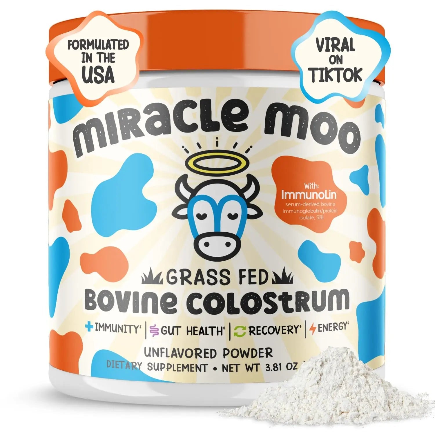 Colostrum Supplement for Gut Health, Hair Growth, Beauty and Immune Miracle Moo Au supplements