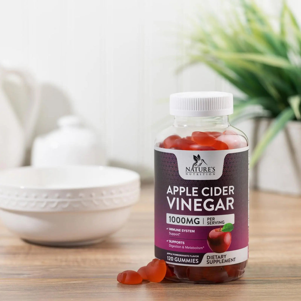 Nature's Nutrition Apple Vinegar Gummy for Weight Loss 1000mg - Vegan Apple Cider Vinegar Nature's Nutrition Au supplements
