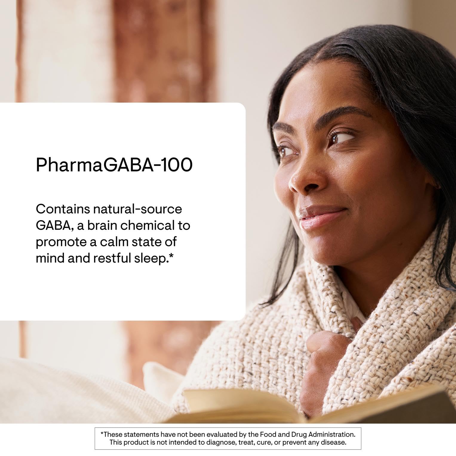 THORNE - PharmaGABA-100 - GABA Supplement - 100 mg Natural Source Gamma-Aminobutyric Acid