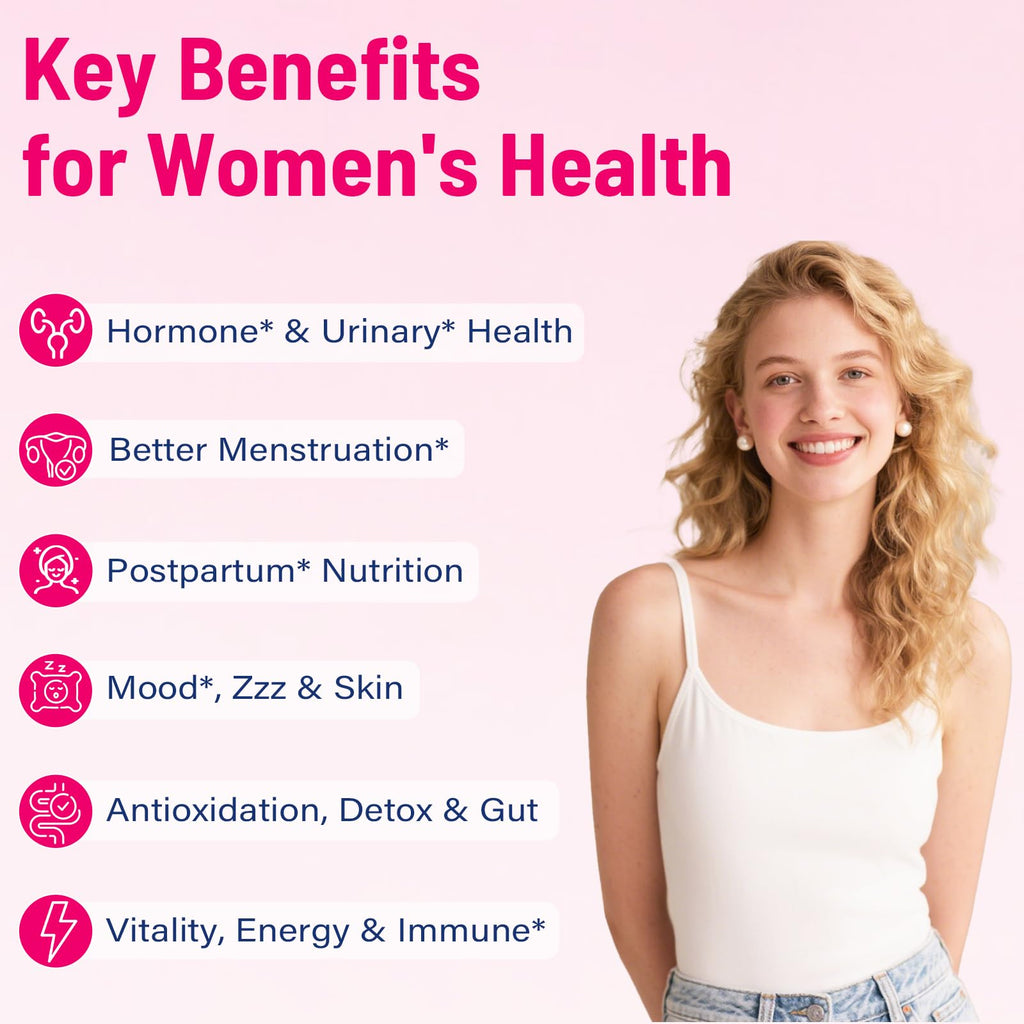 12-In-1 Beef Organ Supplement for Women - Beef Liver, Uterus, Kidney, Heart, Pancreas, 5 Vitamins & 2 Herbs, Hormone Balance, Menstruation, Energy, Immune - 100% Grass Fed, Pasture Raise - 120 Caps Nassiouy Au supplements