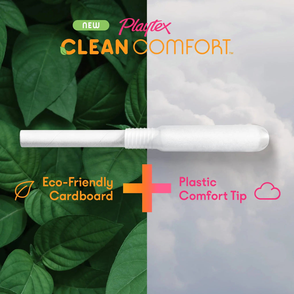 Playtex Clean Comfort Organic Cotton Tampons, Super Absorbency, Fragrance-Free, Organic Cotton PLAYTEX Au supplements