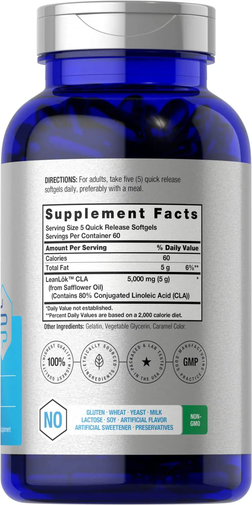 CLA Supplement | 300 Softgel Pills | Maximum Potency | Conjugated Lineolic Acid from Horbäach Au supplements