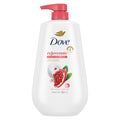 Dove Body Wash with Pump Rejuvenate Pomegranate & Hibiscus for 24hr Lotion-Soft Skin Moisturizing Skin Cleanser