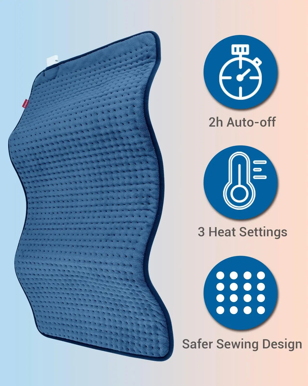 Comfytemp Heating Pad for Back Pain Relief - FSA HSA Eligible Extra Large Heating Pad XXL Comfytemp Au supplements