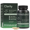 PrimaLeaf Clarity Nootropics Brain Supplement for Focus, Memory, & Stress Relief | Natural Nootropic with KSM66 Ashwagandha, Lions Mane, Bacopa, L Theanine | Cognitive & Mood Support | 60 Veg Capsules PrimaLeaf Au supplements