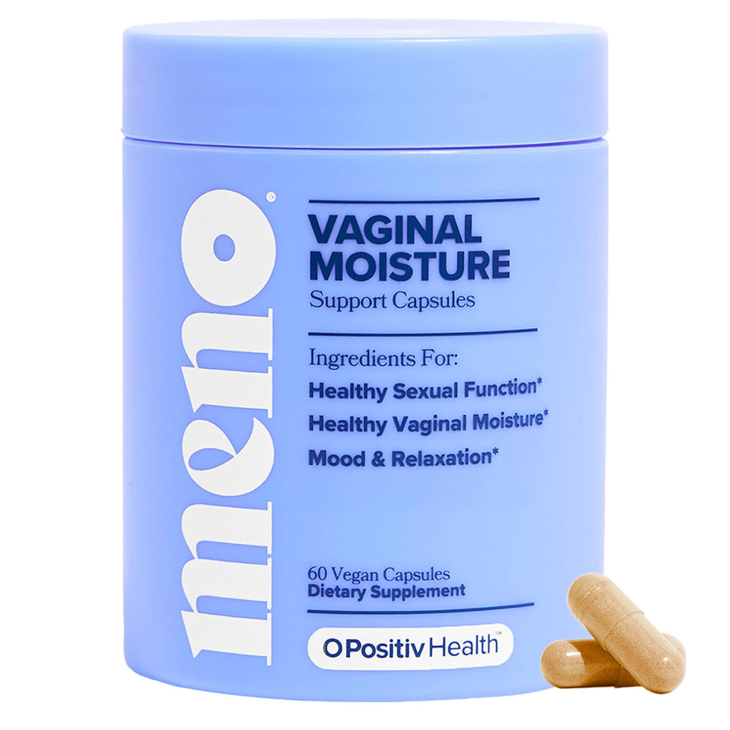 MENO Vaginal Moisture Support Capsules – OBGYN-Formulated to Support Healthy Vaginal Moisture, Mood & Relaxation – Hormone-Free Supplements with Maca Root & Fenugreek Seed Extract – 30 Servings O Positiv Au supplements