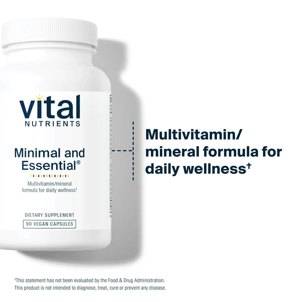 Vital Nutrients Minimal and Essential Multivitamin | Vegetarian One per Day Multi Vitamin, Mineral, & Antioxidant Supplement* | Vital Nutrients Au supplements