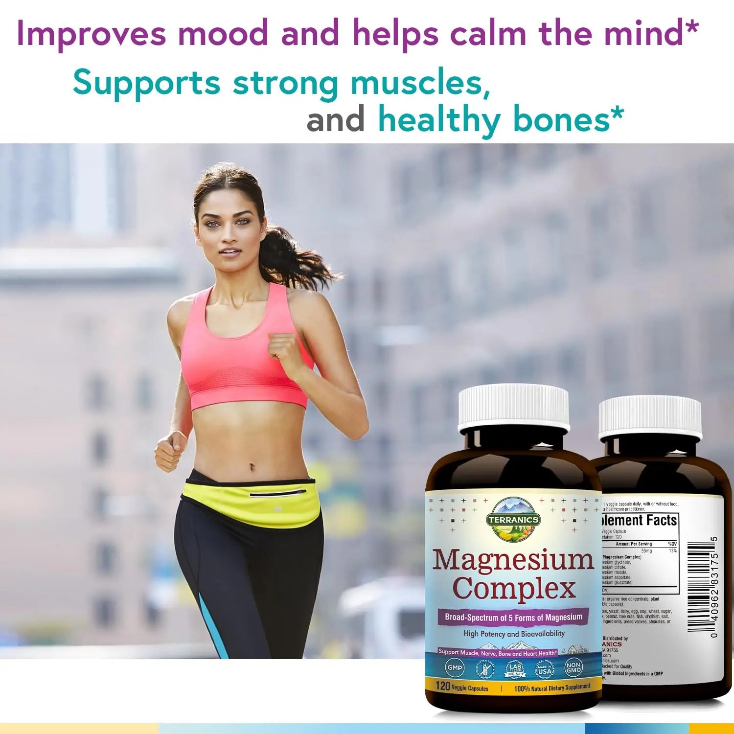 Terranics Magnesium Complex, Total 240 Capsules, Max Absorption, Glycinate, Citrate Terranics Au supplements