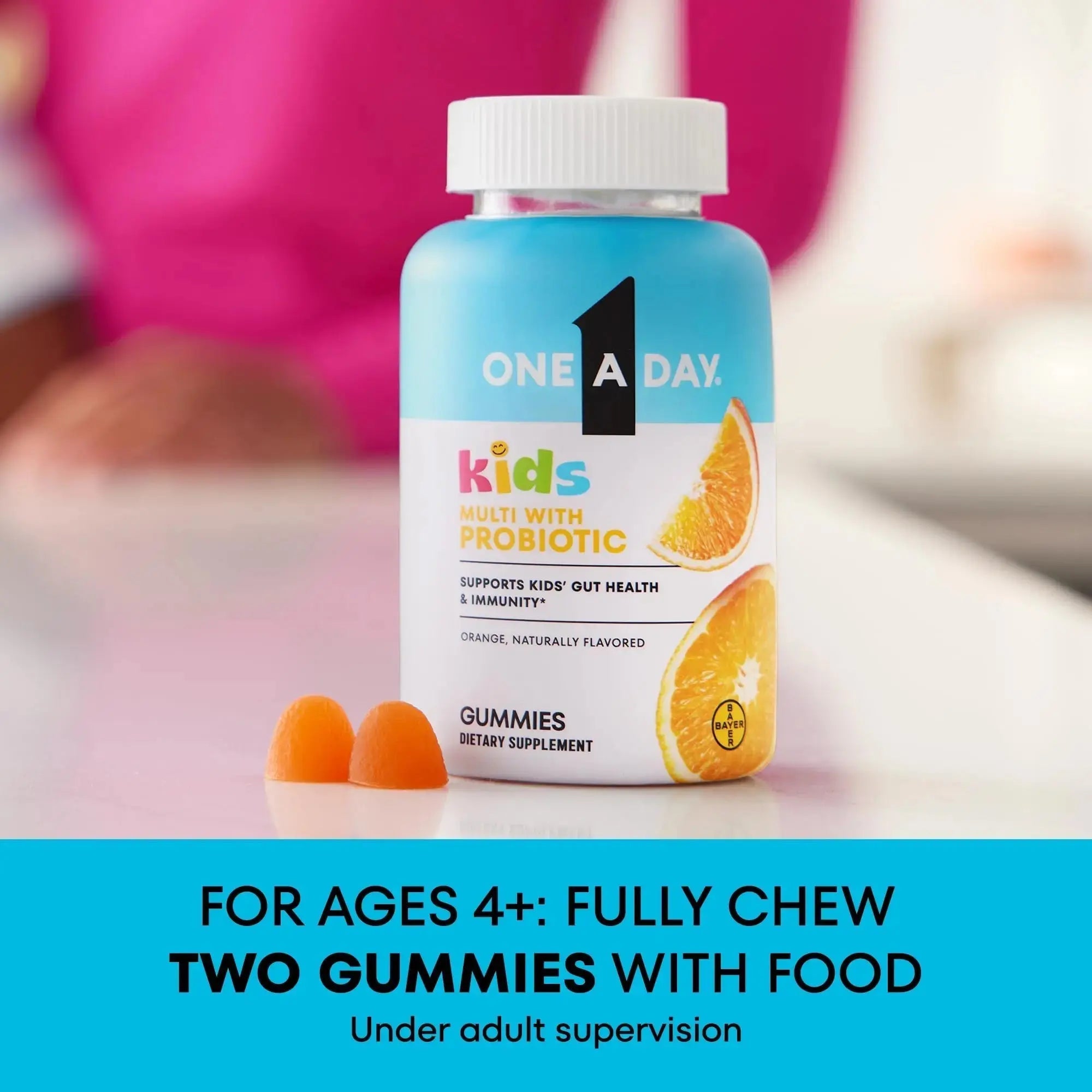 One A Day Kids Multivitamin with Probiotic, Multivitamin Gummies, Kids Probiotic for Digestive Health, Gummy Vitamins ONE A DAY Au supplements