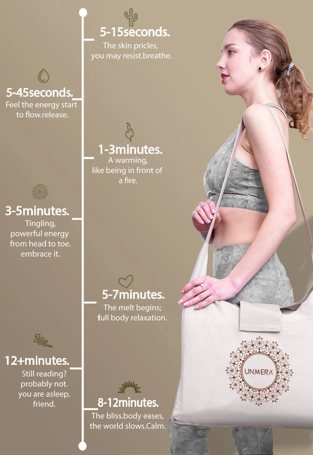 UNMERA Acupressure Mat and Pillow Set,Natural Premium Linen & Coconut Fiber Filling UNMERA Au supplements