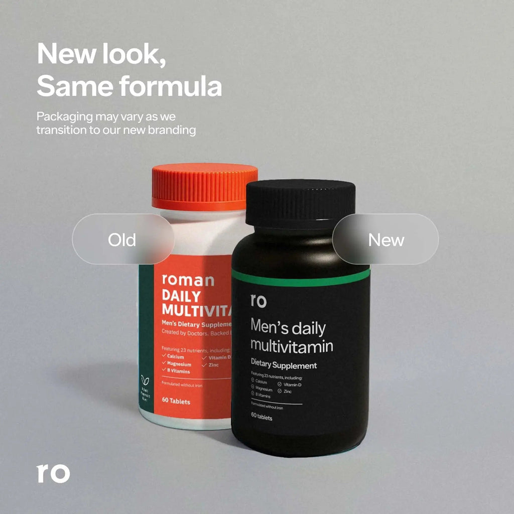 Ro Daily Multivitamin for Men | Supports Physical Activity, Brain + Heart Health, and Immune System with 23 Key Nutrients Including Calcium Ro Au supplements