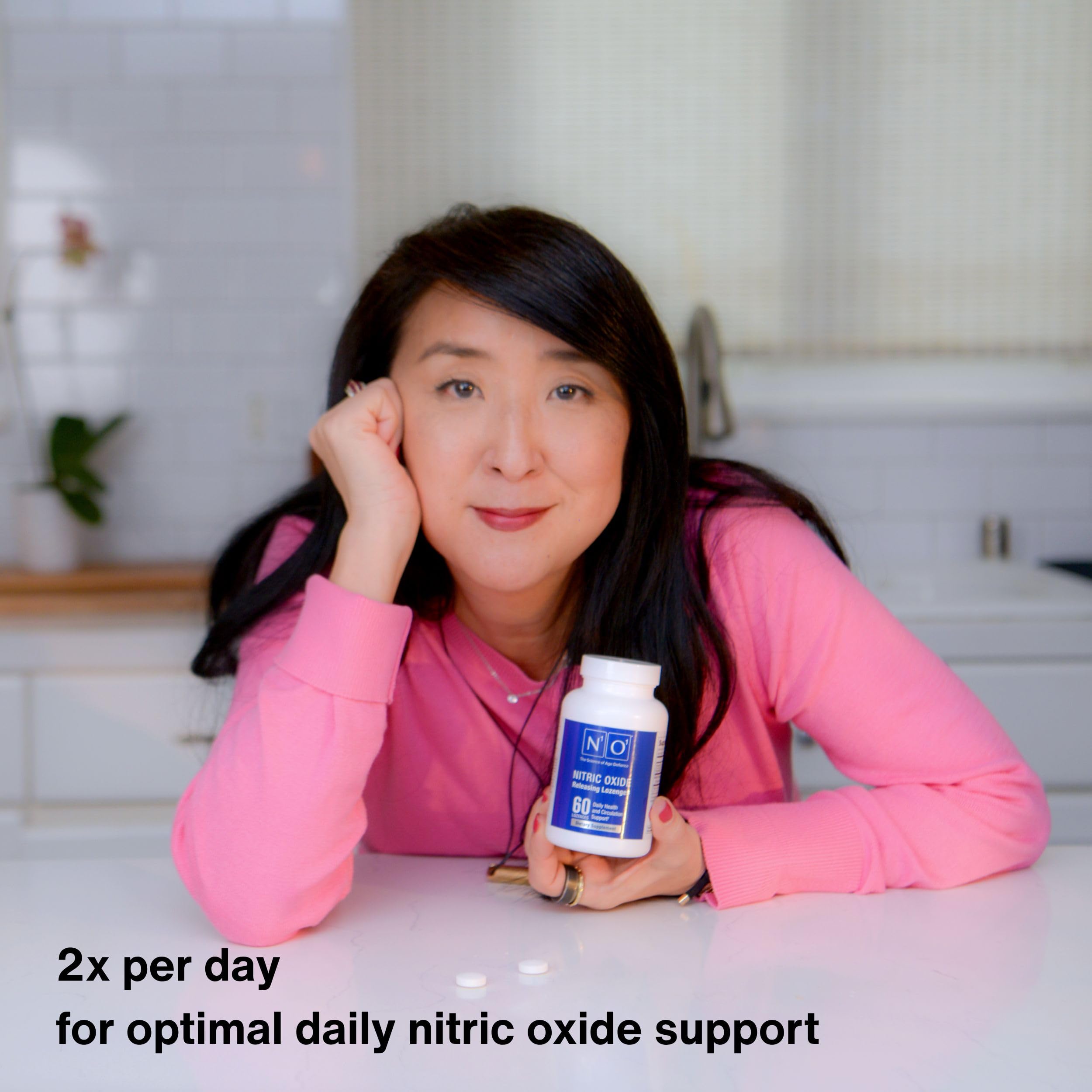 N1O1 Nitric Oxide Lozenges - 60 Count - Nitric Oxide Supplement for Heart Health, Circulation, Energy, Blood Flow, Oxygenation, Healthy Blood Pressure