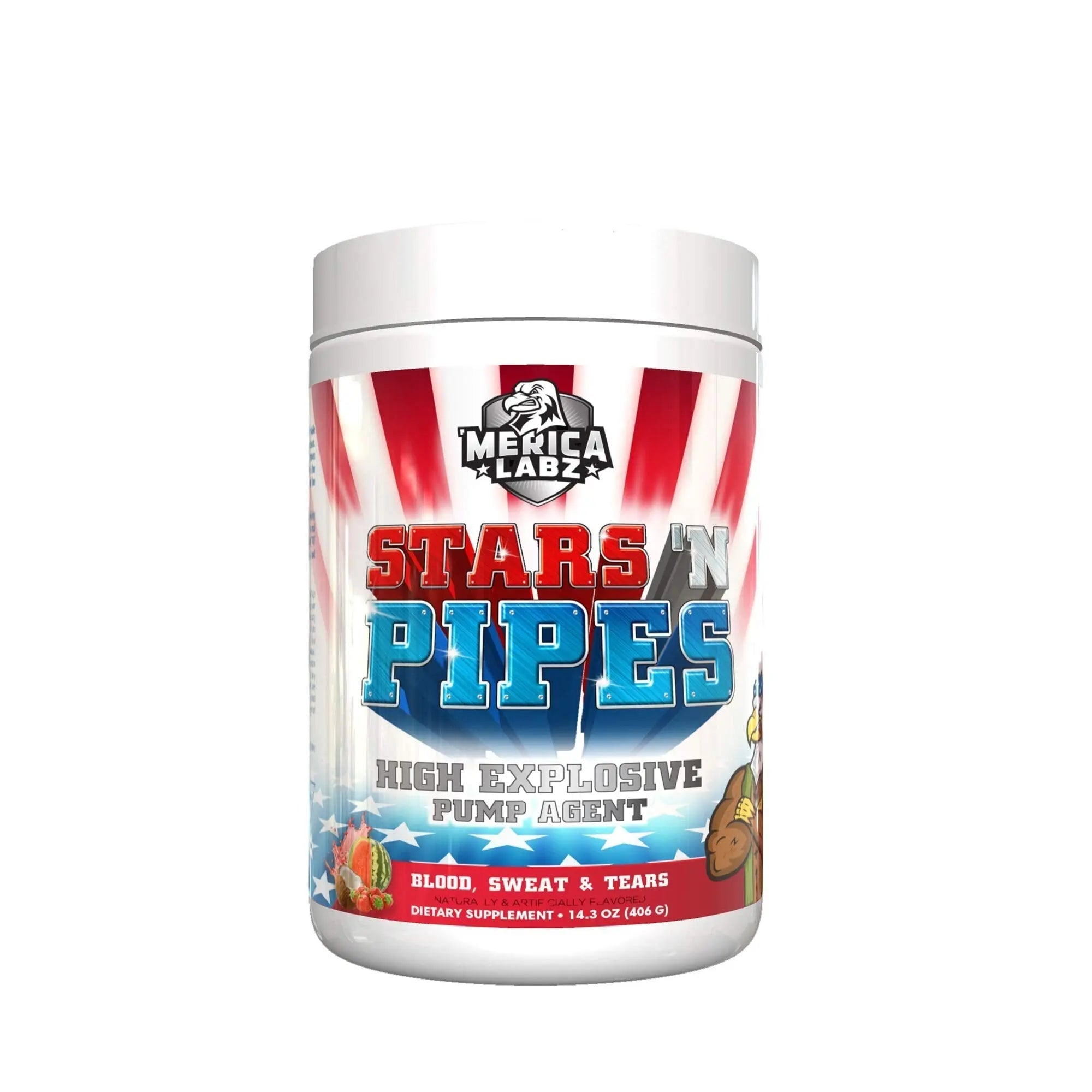 'Merica Labz Stars 'N Pipes - Blood Sweat and Tears Merica Labz Au supplements