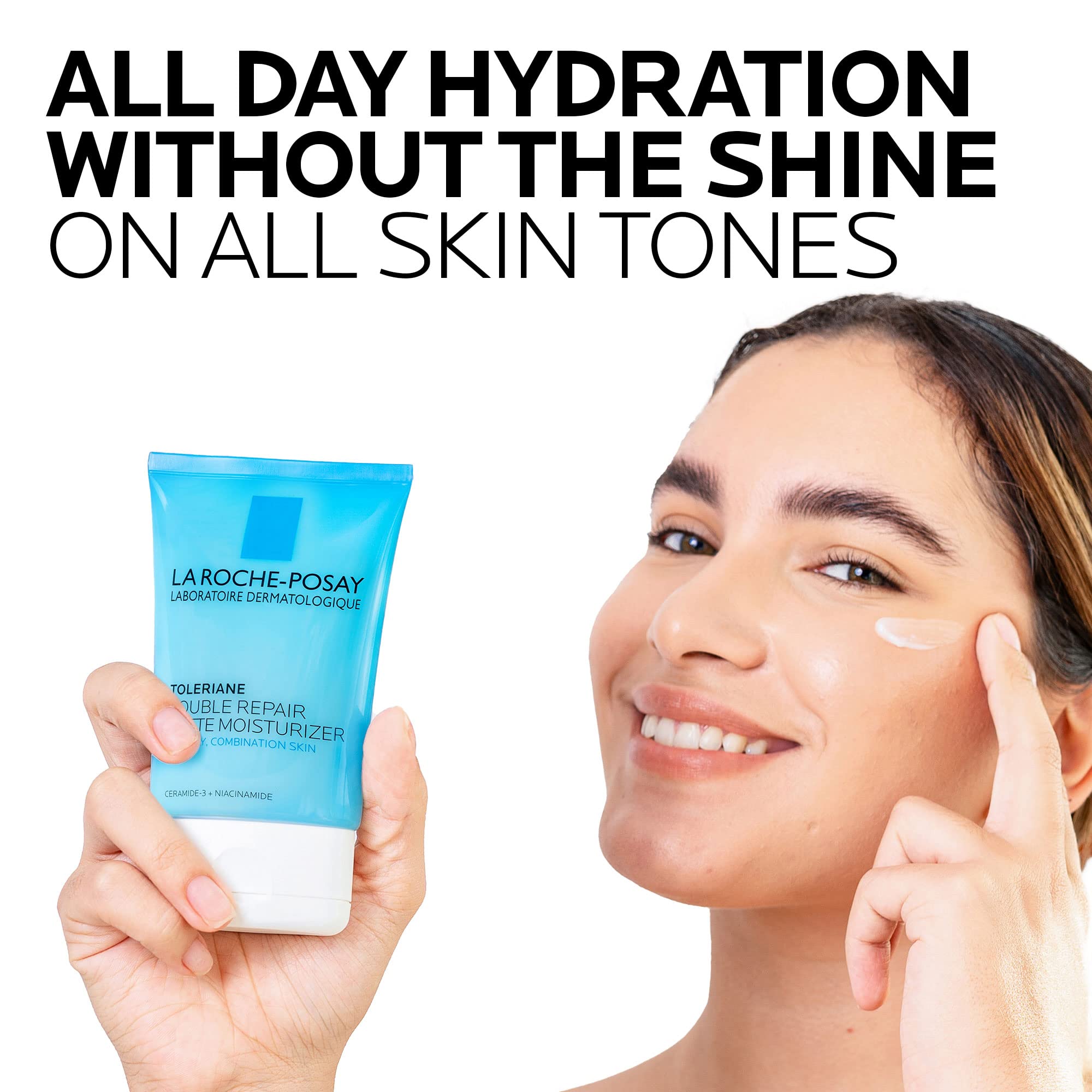 La Roche-Posay Toleriane Double Repair Matte Face Moisturizer, Daily Moisturizer For Oily Skin