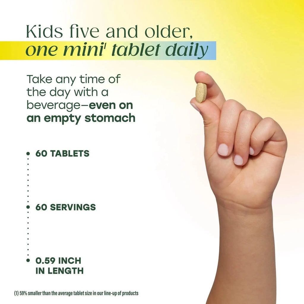 MegaFood Kids One Daily Multivitamin - Convenient Mini Multivitamin for Kids - with Zinc, Vitamins C, B & D MegaFood Au supplements