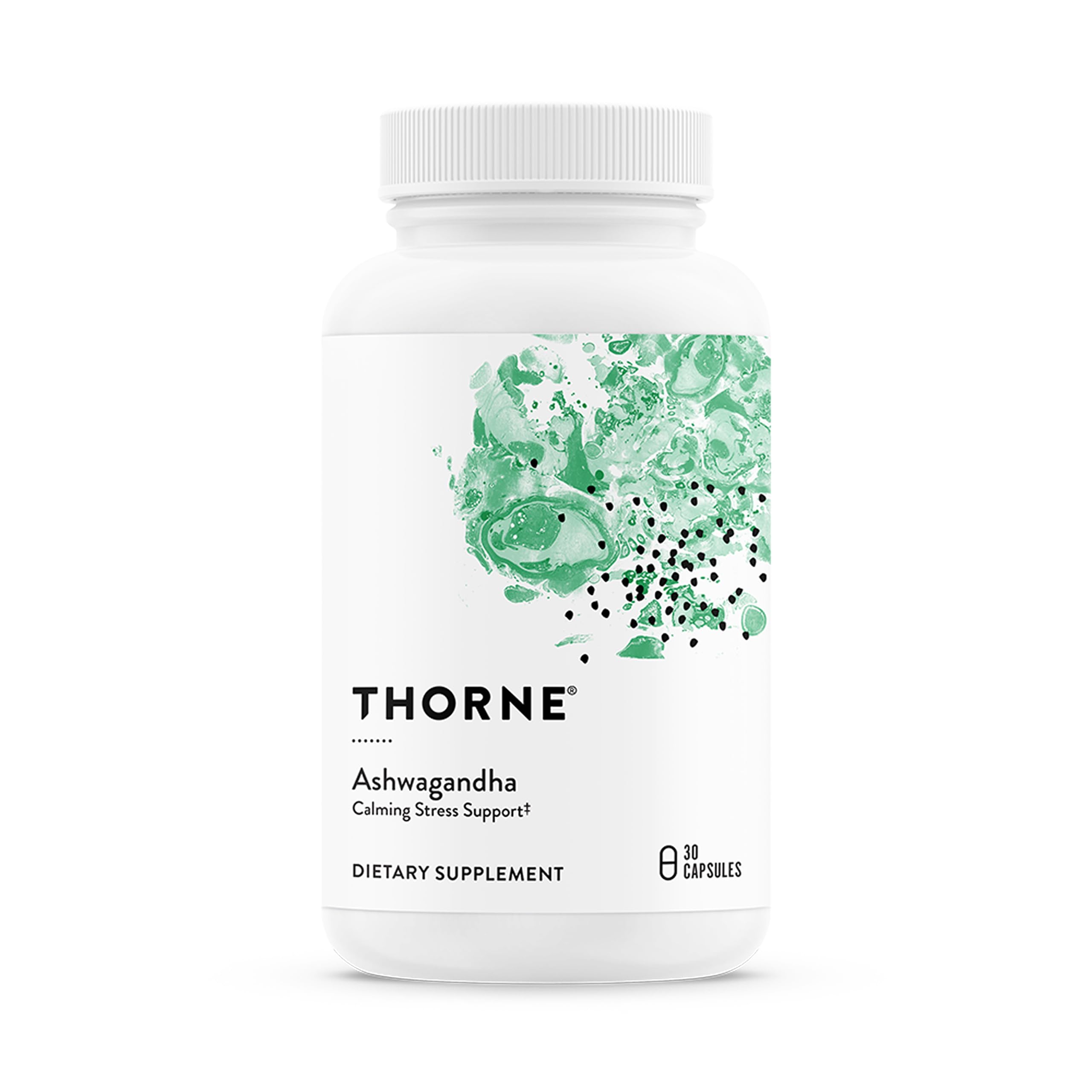 THORNE - Ashwagandha - Highly Concentrated Shoden - Calming Stress Support for Women & Men* - Supports Daytime Energy, Mental Clarity & Optimal Immune Function* - 30 Capsules THORNE Au supplements