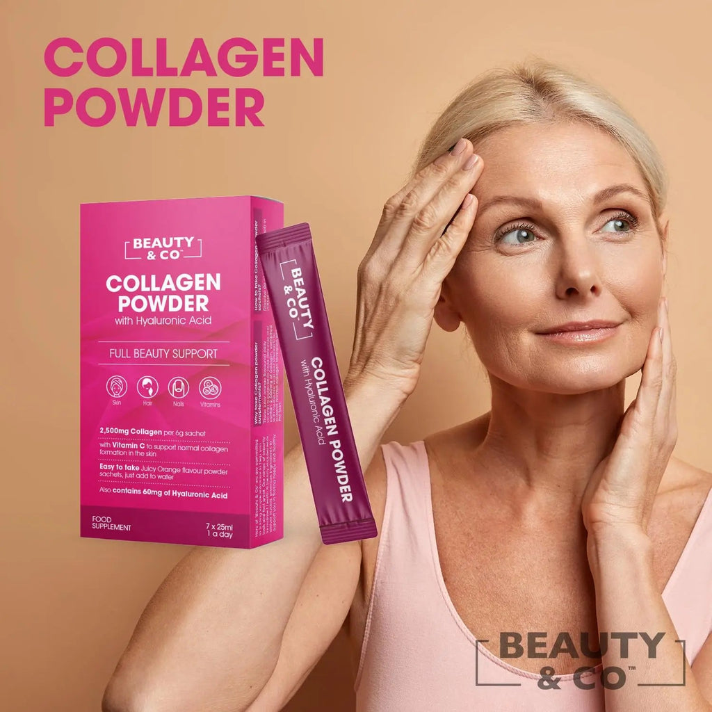 Collagen 2500mg Powder Supplement Boosted with Vitamin C and Hyaluronic Acid (Bovine) Beauty & Co Au supplements