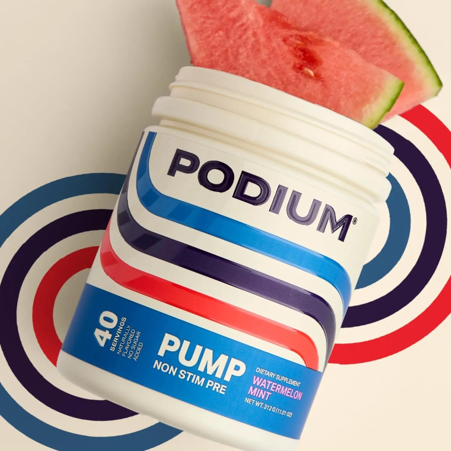 Podium Nutriton, Pump, Stimulant Free Pre-Workout, 40 Servings (Watermelon Mint) Podium Nutrition Au supplements