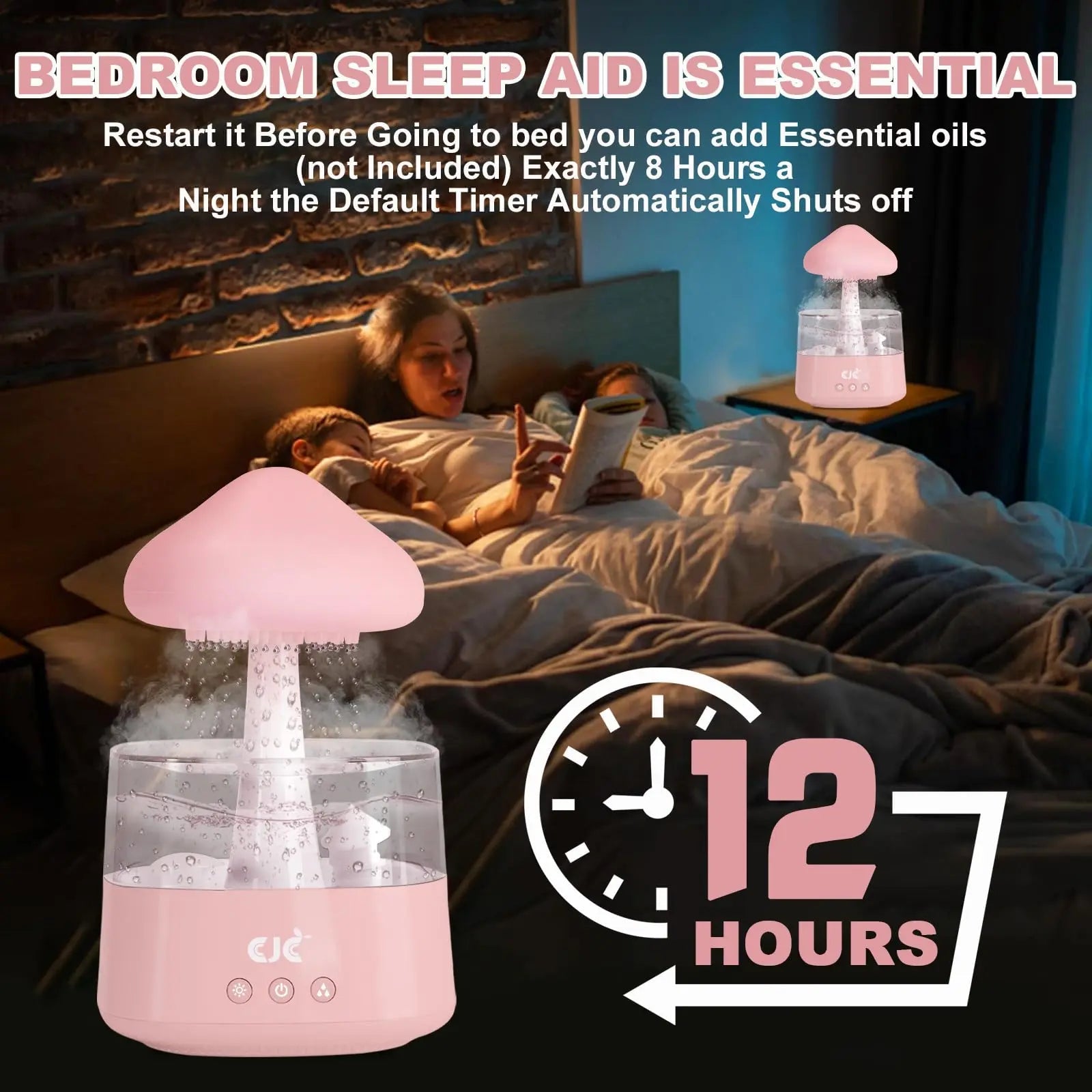 Humidifiers for Bedroom, 7 Color-Changing Led Night Lights, Aromatherapy Essential Oil cjc Au supplements