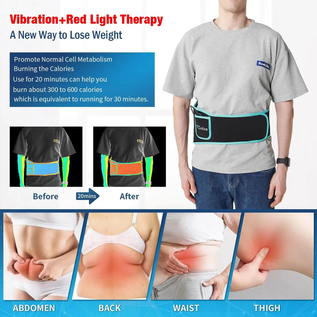 Sotion Red Light Therapy Belt with Massage-Red Light Therapy for Body&Near Infrared Light Therapy comrelax Au supplements