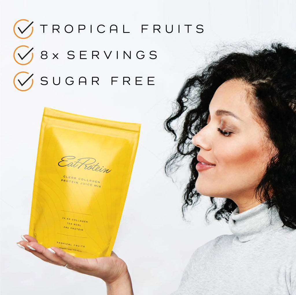 EatProtein Tropical Fruits Collagen Protein Juice Drink Mix | 24g Protein | 26.4g Collagen | 8X Servings EatProtein Au supplements