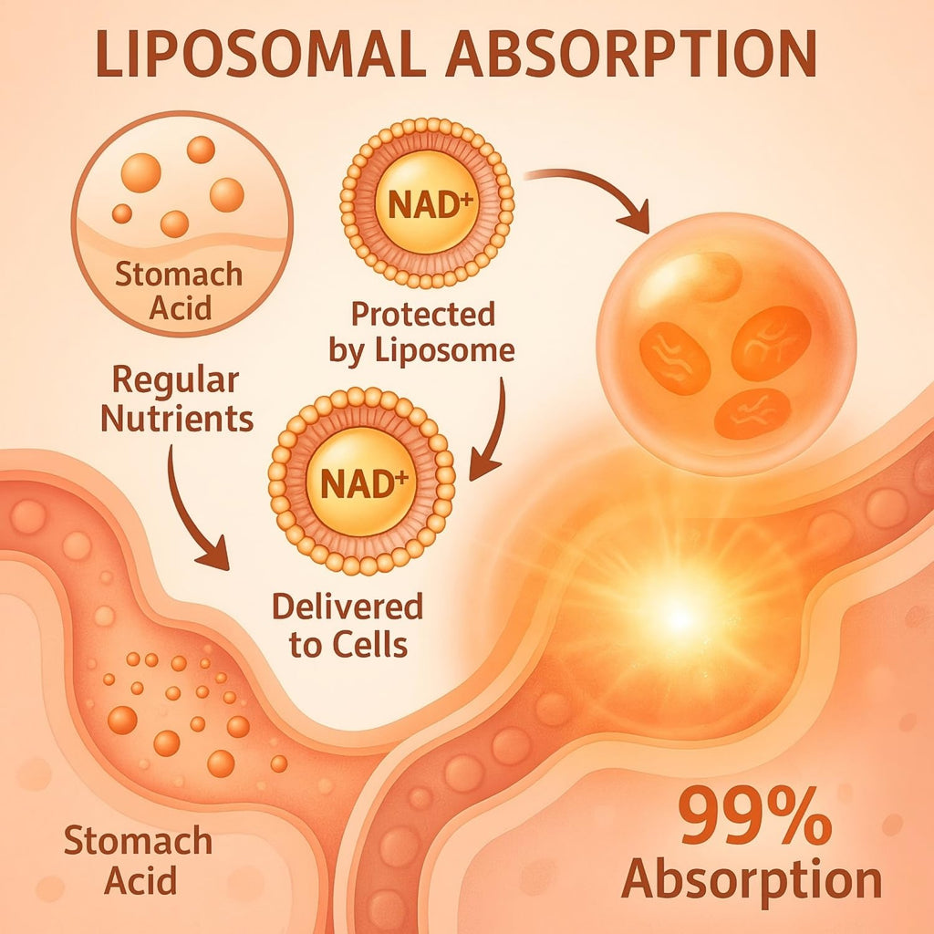 LIGUSTERI 1500 MG Liposomal NAD+, 98%+ Absorption, NAD+ Supplement for Women & Men with TMG, for Aging Defense, Cellular Energy, Heart & Brain Function, Longevity, 120 Softgels LIGUSTERI Au supplements