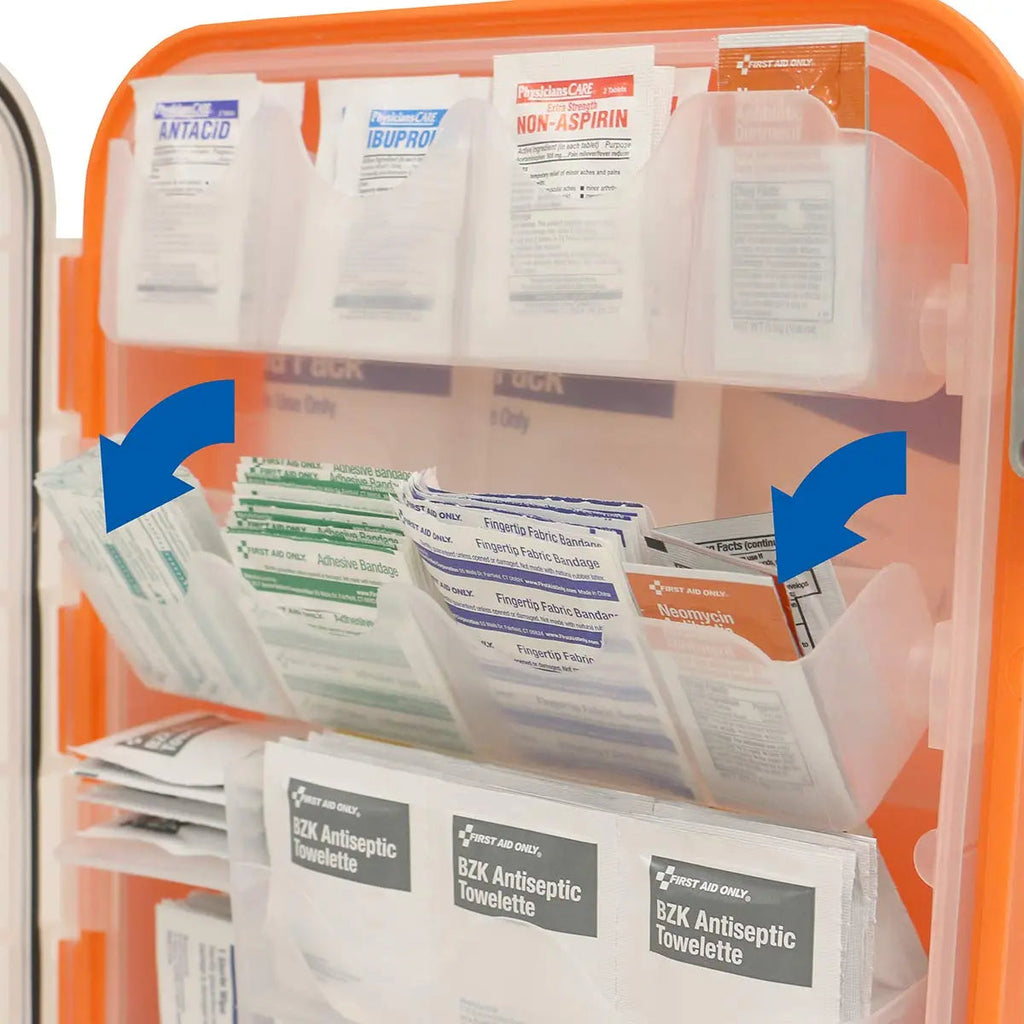 336 Piece First Aid Kit, Plastic Case 24/7 First Aid Au supplements