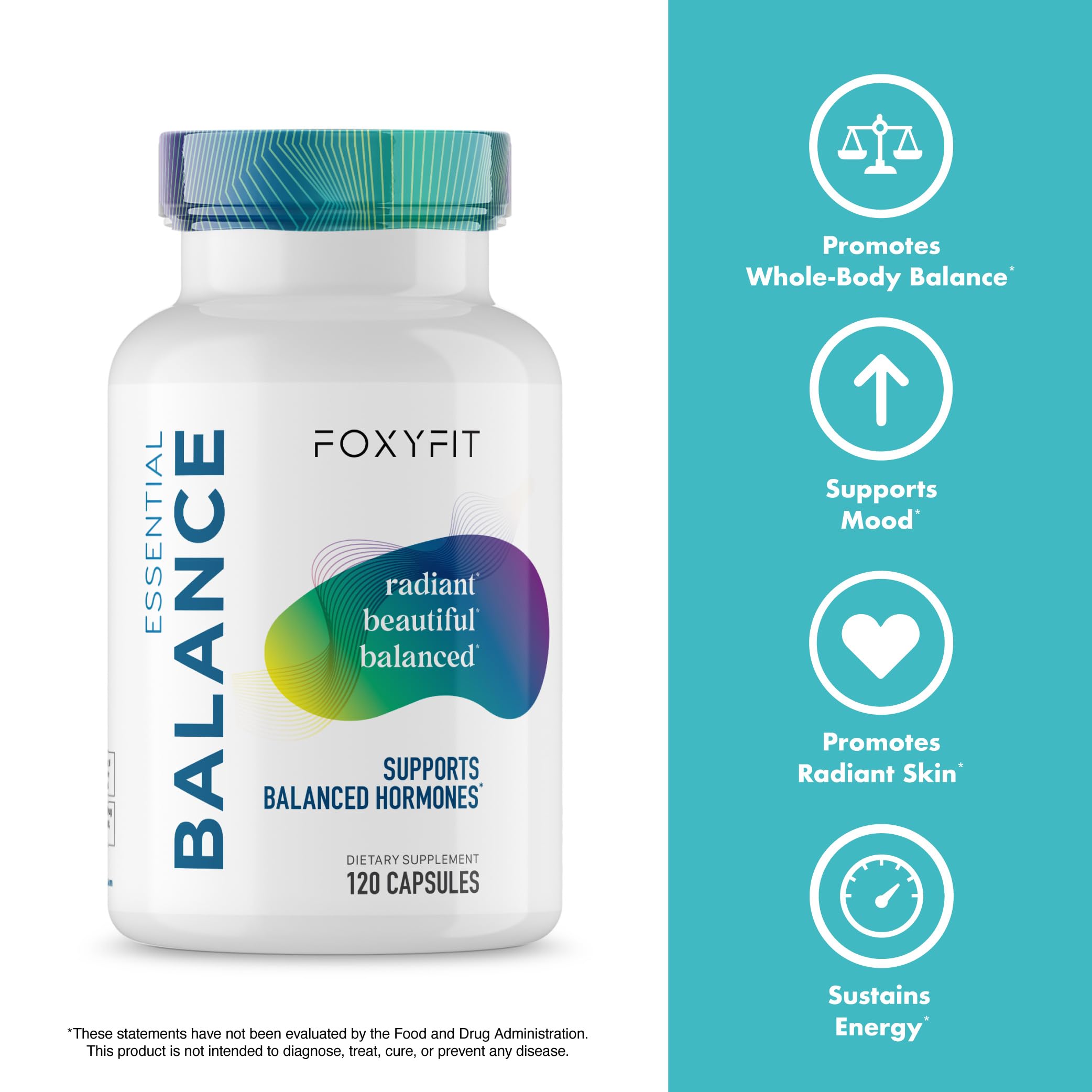 Essential Balance Hormonal Support and Vitamin Supplement for Women by Foxy Fit – Antioxidant, Healthy Skin & Hair for Daily Use* (30 Servings) FoxyFit Au supplements