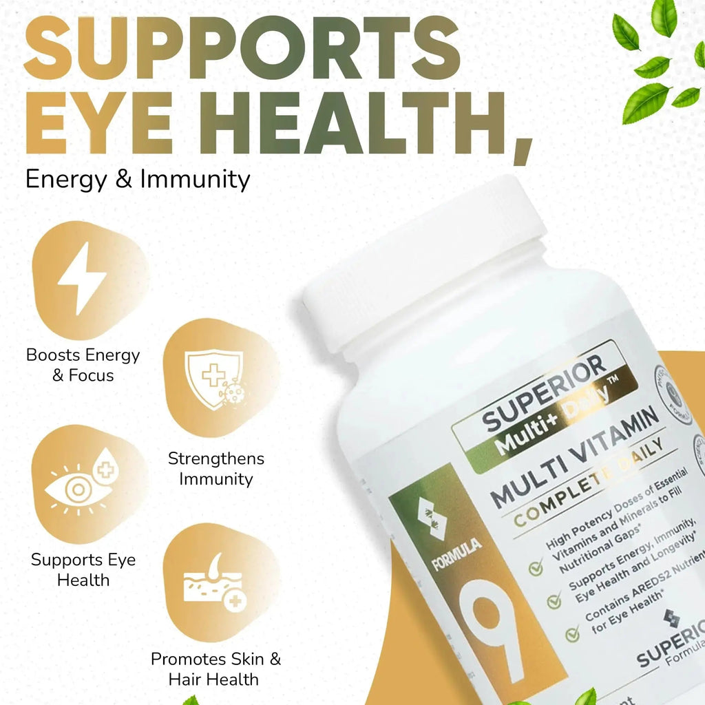 Superior Formulas LLC High Potency Multivitamin with AREDS2 Nutrients; Physician-Formulated Daily Supplement with Lutein, Zeaxanthin, Zinc, Vitamin C & E Superior Formulas LLC Au supplements