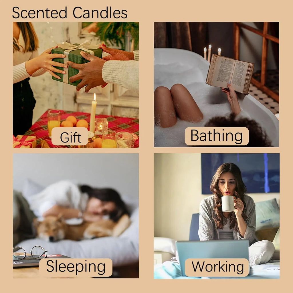 Aromagic 5 Pack Scented Candles Gift Set,Jar Candles Valentine's Day Gifts for Women aromagic Au supplements