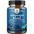 Herbal Adaptogen Mood Support Supplement - Calming Adaptogens Supplement for Stress & Cortisol Management with Ashwagandha Rhodiola Rosea & Maca Root - Vegan & Daytime Friendly - 60 Count Natures Craft Au supplements