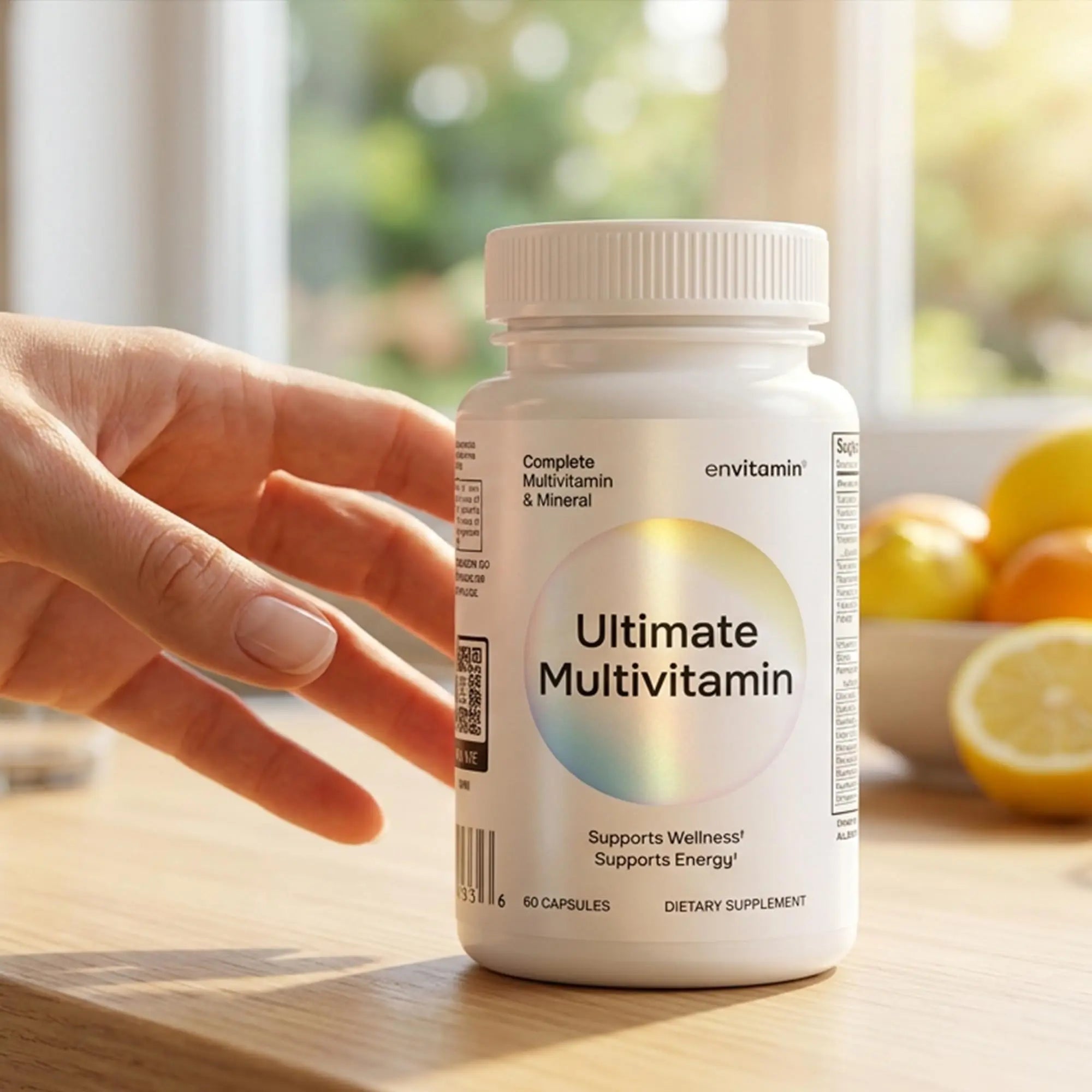 envitamin Ultimate Multivitamin Multimineral and Superfood with 42 Fruit and Vegetable Blend, 60 Count envitamin Au supplements