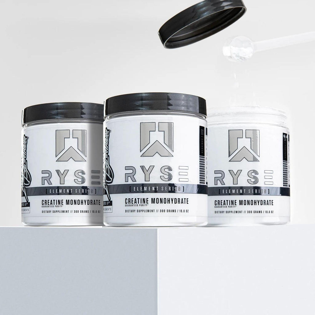 RYSE Creatine Monohydrate Powder - Unflavored - Supports Men & Women Lean Muscle Growth, Strength, Power, and Endurance - Helps Reduce Fatigue