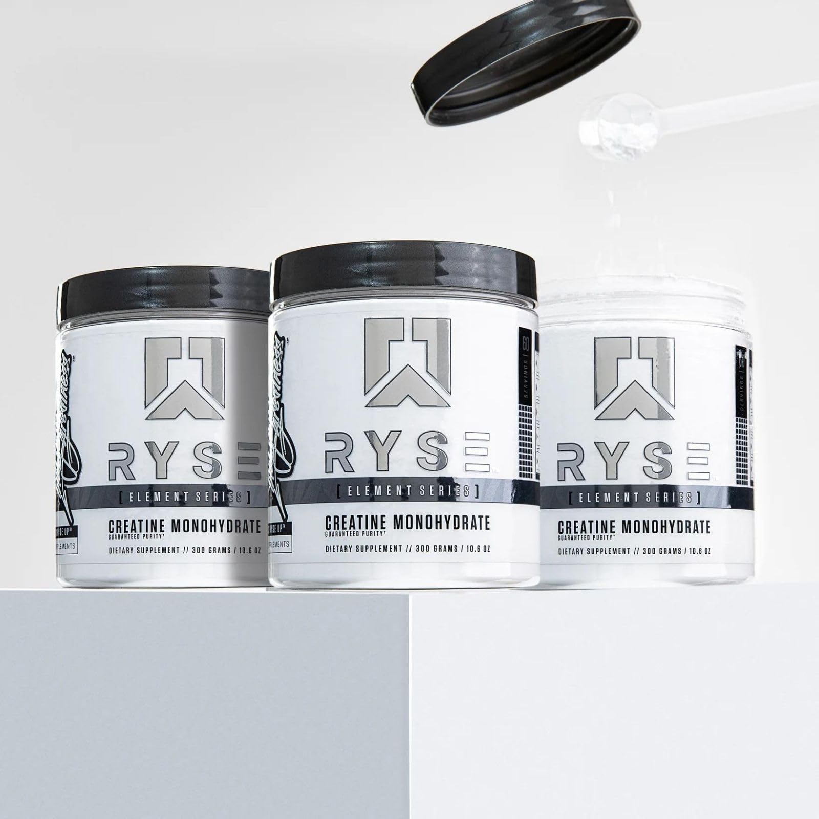 RYSE Creatine Monohydrate Powder - Unflavored - Supports Men & Women Lean Muscle Growth, Strength, Power, and Endurance - Helps Reduce Fatigue