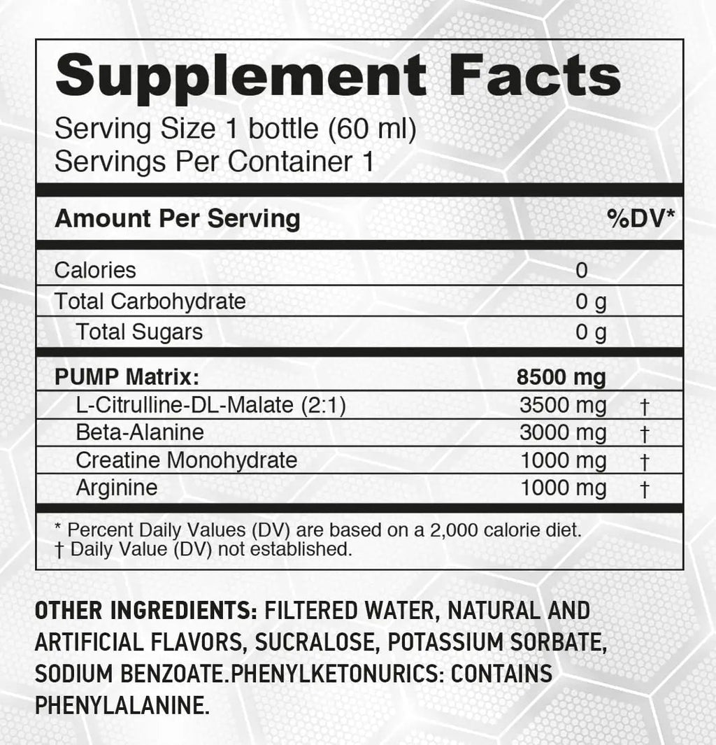HARDLABZ Pump – Non-Stimulant Caffeine Free Powerful Liquid Pre-Workout Energy Shot HARDLABZ Au supplements