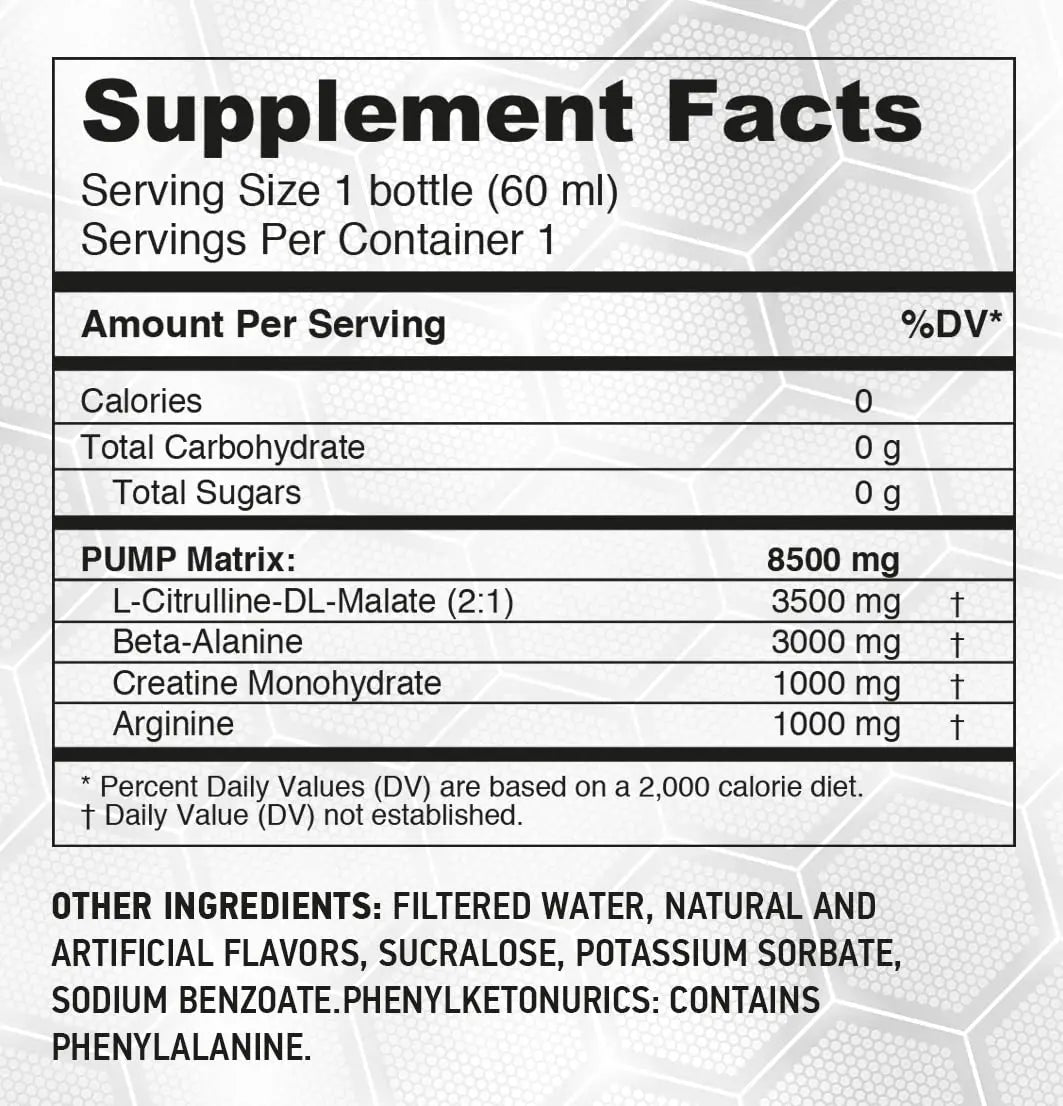 HARDLABZ Pump – Non-Stimulant Caffeine Free Powerful Liquid Pre-Workout Energy Shot HARDLABZ Au supplements