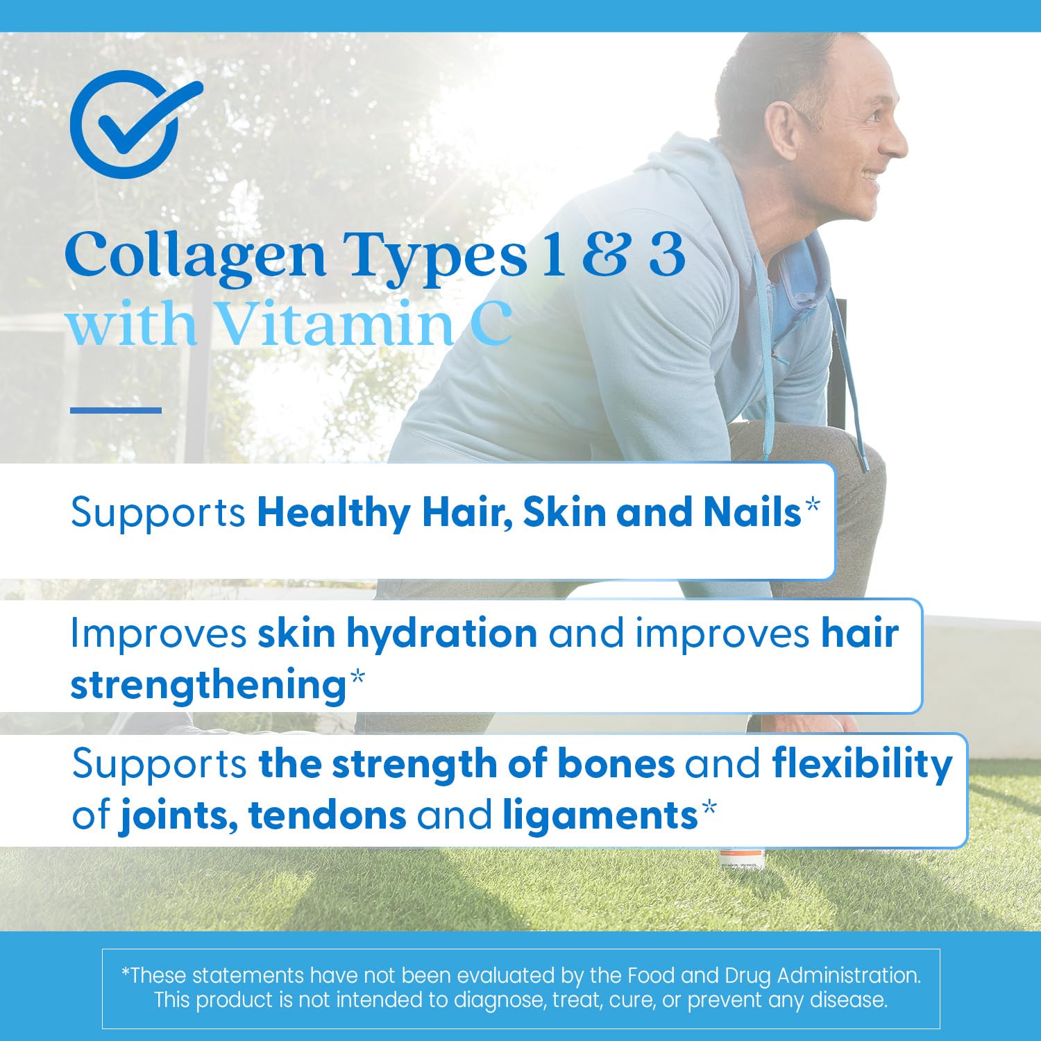Doctor's Best Collagen Types 1 & 3 with Vitamin C, Non-GMO, Gluten Free, Soy Free, Supports Hair, Skin, Nails, Tendons & Bones, 500 mg, 240 Caps (DRB-00263) Doctor's BEST Au supplements