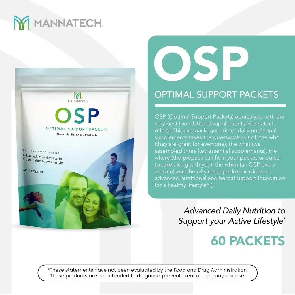 Mannatech More Than Just a Multivitamin, Optimal Support Packets Amazing Self-Care Benefits of OSP Daily Vitamins Mannatech Au supplements