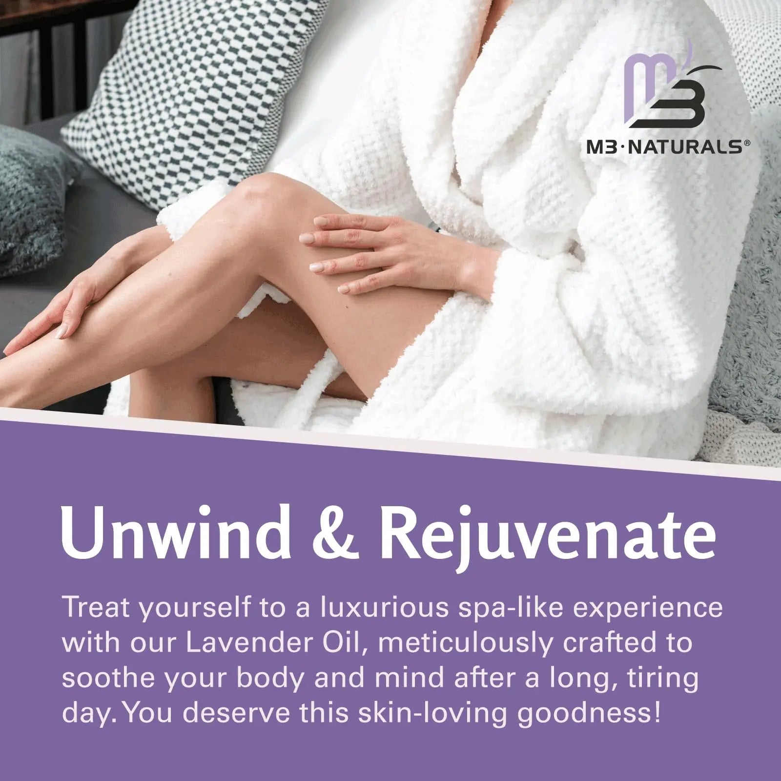 Lavender Massage Oil with Collagen and Stem Cells - Skin Tightening Massage Oil for Mass M3 Naturals Au supplements