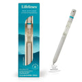 Pen Diffuser in Crisp Mountain Air Essential Oil Blends - Elegant 1.0mm Ballpoint Tip - Black Pen Lifelines Au supplements