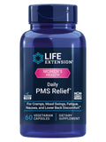 Life Extension Daily PMS Relief, Menstrual Comfort Supplement, PMS-Related Cramps, Lower Back discomfort, Mood, Ginger, Magnesium, B6, Gluten-Free, Non-GMO, 60 Capsules Life Extension Au supplements