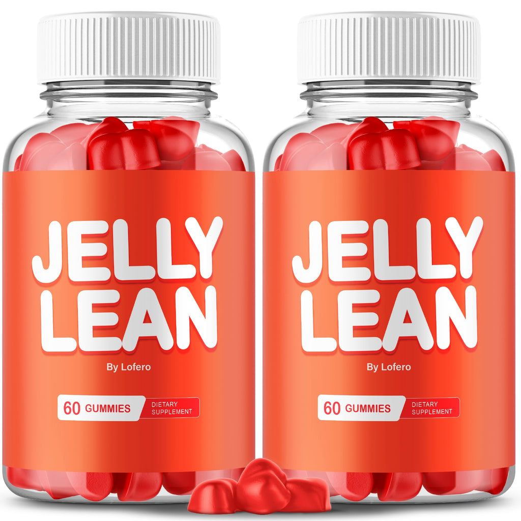 (2 Pack) Jelly Lean Gummies, JellyLean Gummys Loss Support Formula, Premium All-Natural Ingredients Advanced Maximum Strength for Overall Health & Wellness Supplement