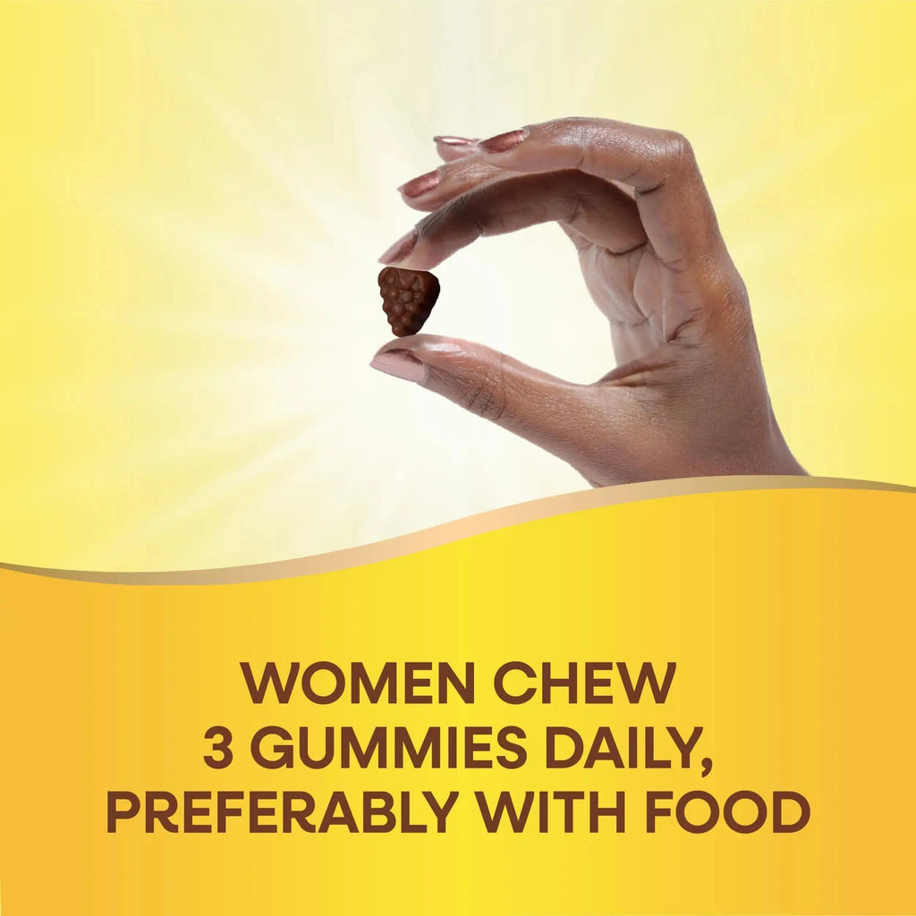 Nature’s Way Alive! Premium Women’s Gummy Multivitamin, Supports Energy Metabolism, Muscle Function*, B-Vitamins, Grape, Cherry, & Blueberry-Acai Flavored, 75 Gummies Nature's Way Au supplements