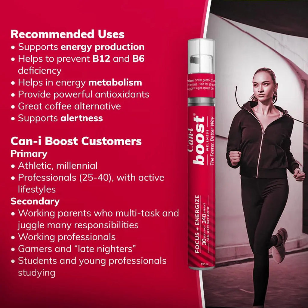 Brain Supplement Booster for Focus & Attention Fast-Acting Oral Spray, Energy for Kids Cani Brands Feel Amazing Au supplements