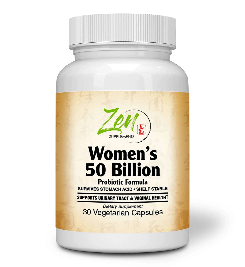 Zen Supplements - Womens 50 Billion Probiotic Formula - Supports Urinary and Vaginal Health Zen Supplements Au supplements