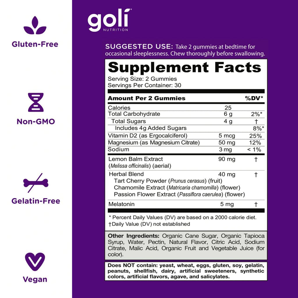 Goli - Sleep, Apple Cider Vinegar & Ashwagandha Gummy Bundle Goli Au supplements