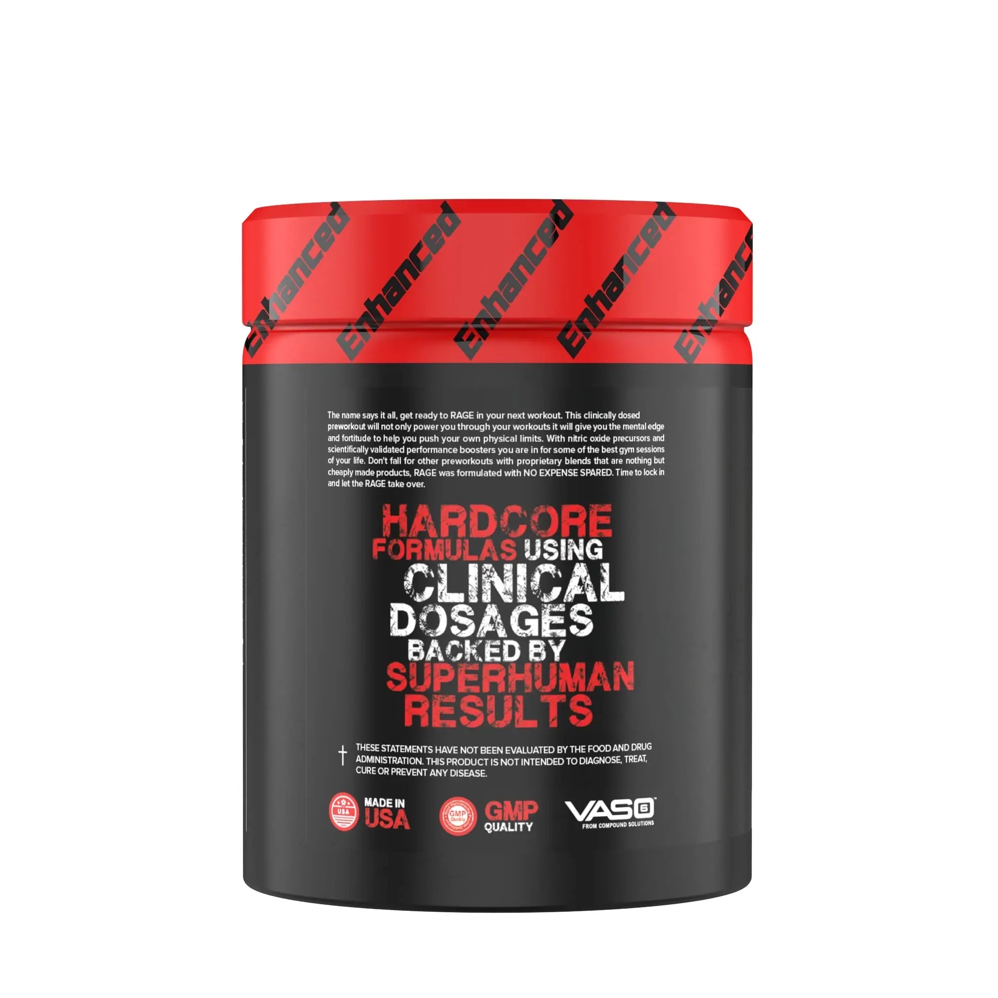 Enhanced Labs - Mr. Olympia 2020 Big Ramy’s Rage Pump - Stimulant Free Pre Workout Enhanced Au supplements