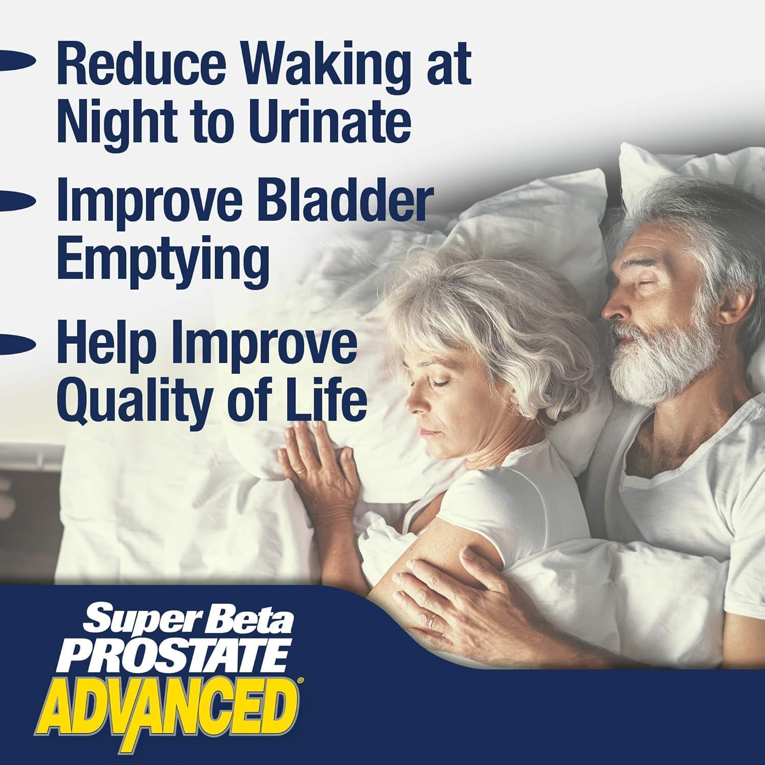 SUPER BETA PROSTATE Advanced – Promote Sleep, Support Bladder Emptying. Prostate Support Supplement for Men's Health with Beta Sitosterol